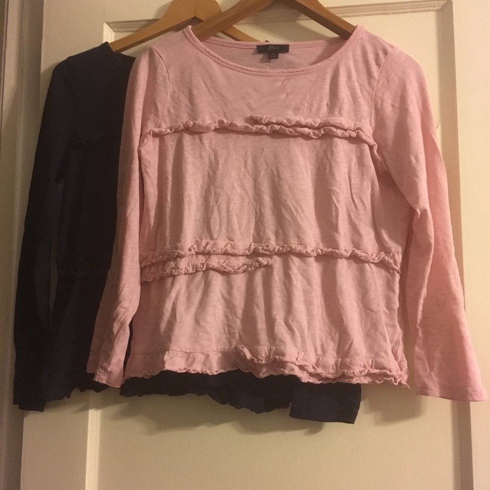 J crew ruffle top lot (bundle)